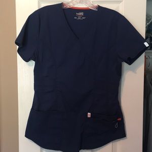 Size Small- Code Happy scrub top
